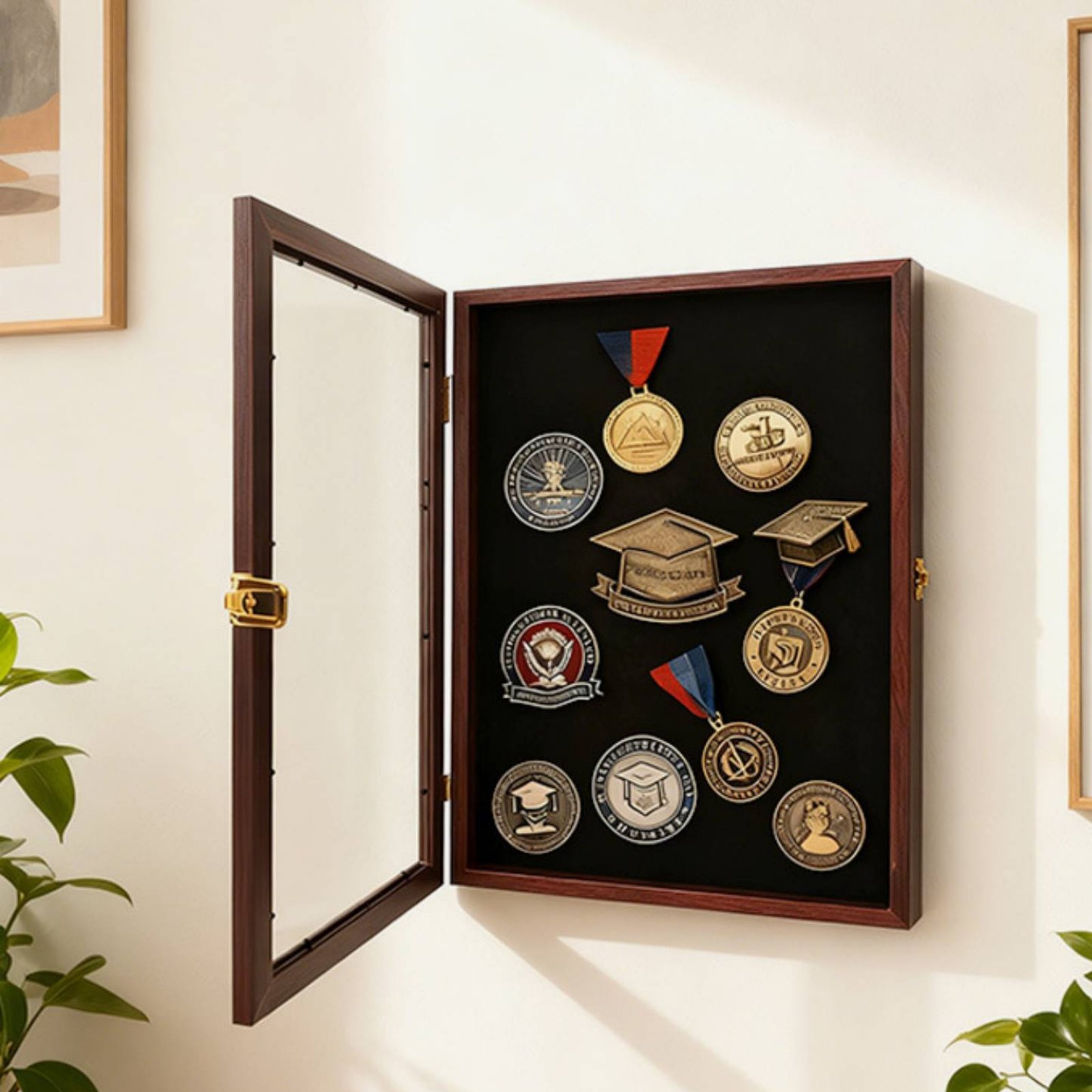 Badge Display Frame Transparen - огляд і ціна Frame Display Wood