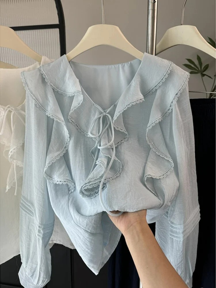French V-Neck Chic Long Sleeve - огляд і ціна Embroidery Origin