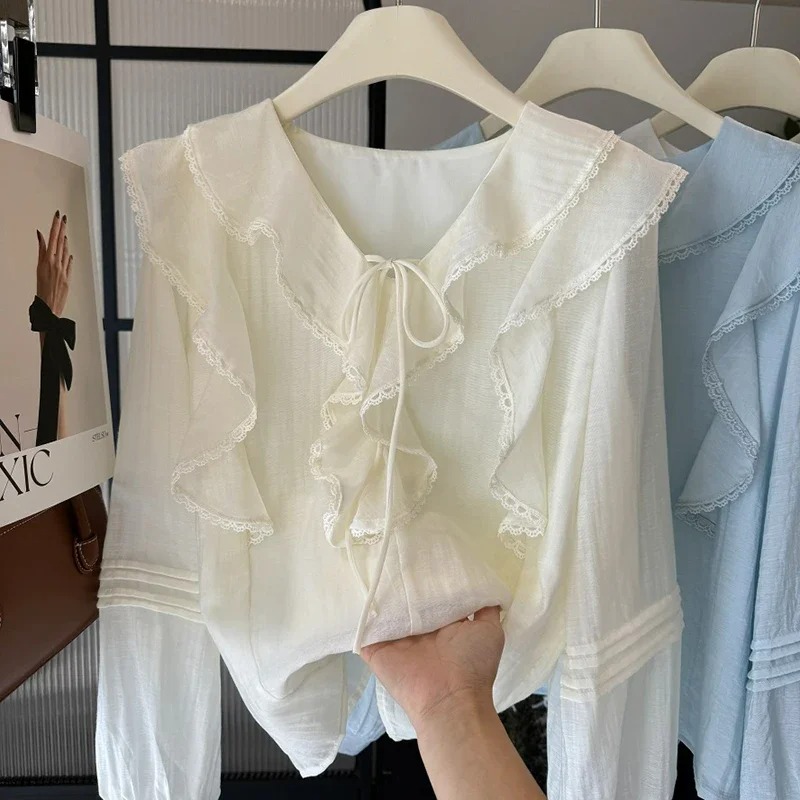 French V-Neck Chic Long Sleeve - огляд і ціна Embroidery Origin
