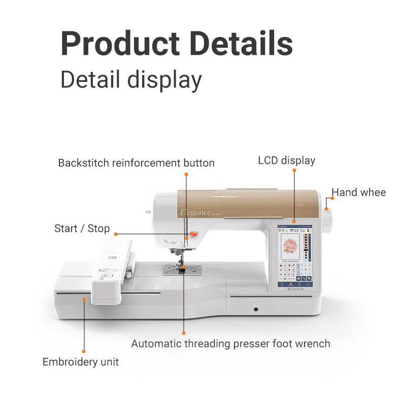 Easy Use Ricoma RSE5000 Househ - огляд і ціна Embroidery Machine