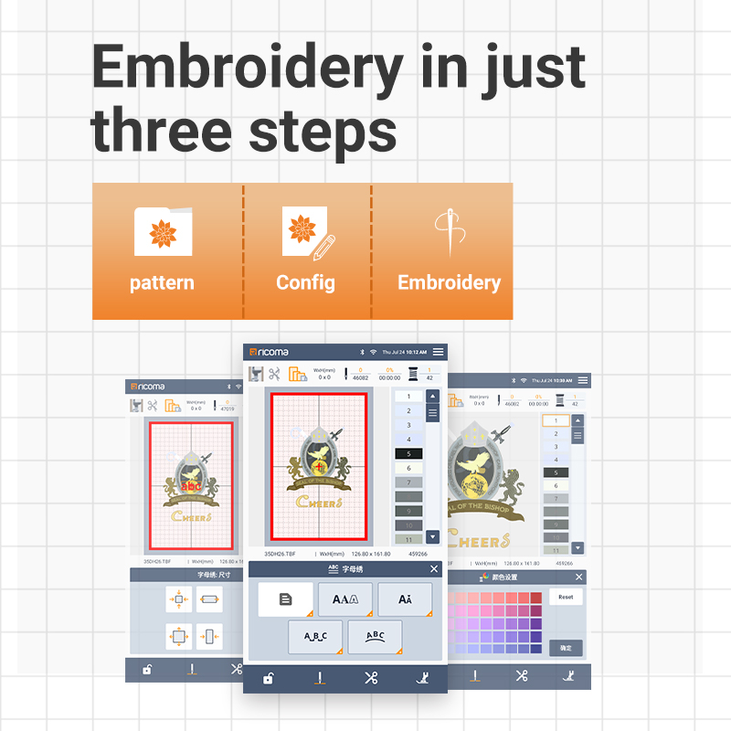 Easy Use Ricoma RSE5000 Househ - огляд і ціна Embroidery Machine