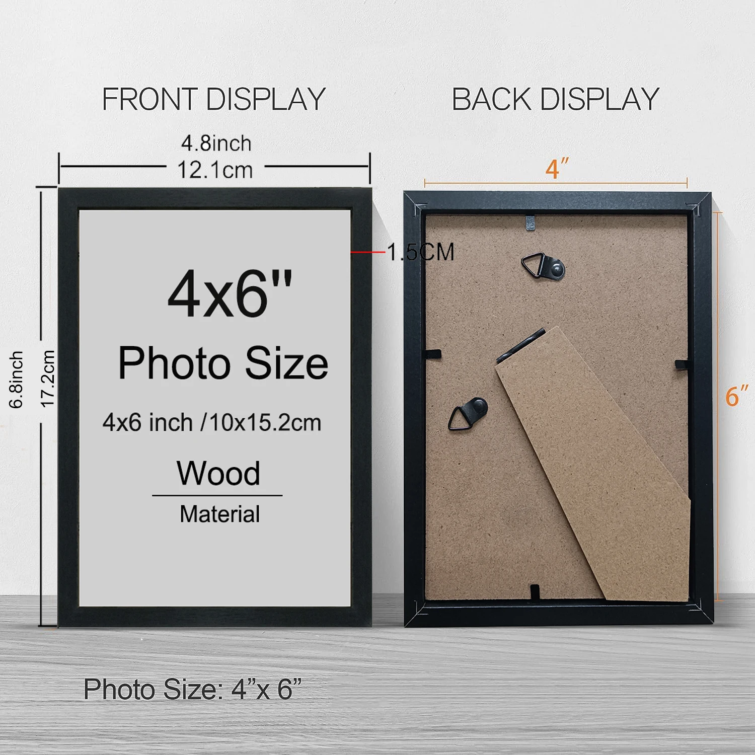 4x6IN 14pcs/Set Picture Frames - огляд і ціна Frame Display Wood