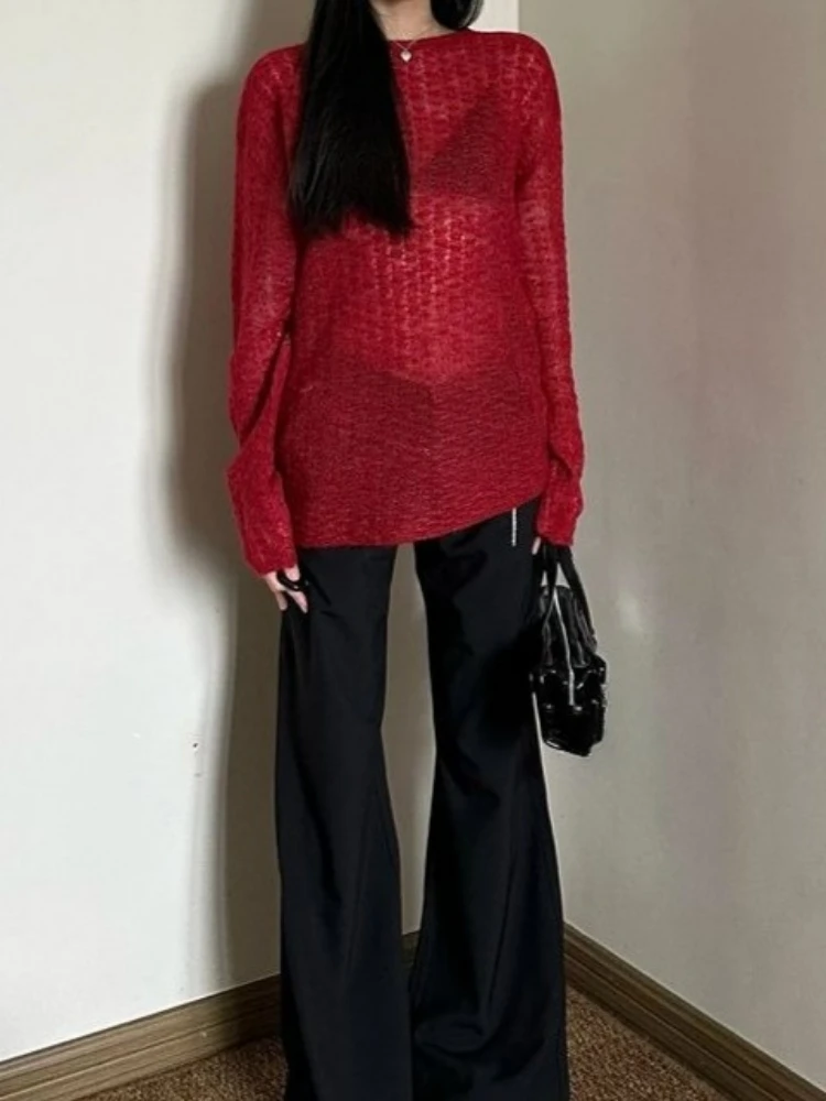 Y2K See-Through Knitted Women' - огляд і ціна Embroidery Origin