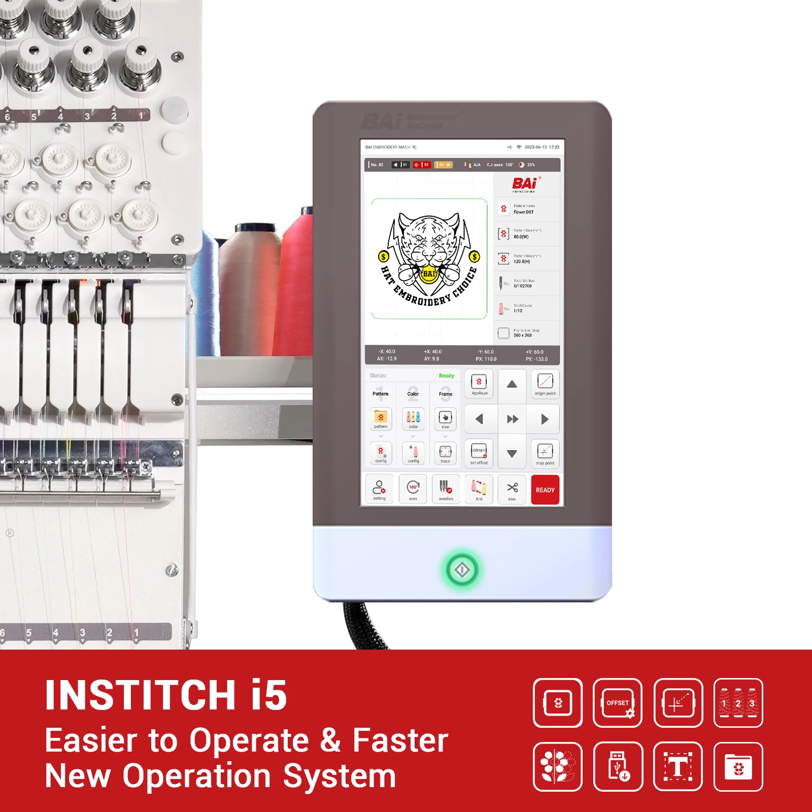 Warehouse High Speed Single He - огляд і ціна Embroidery Machine