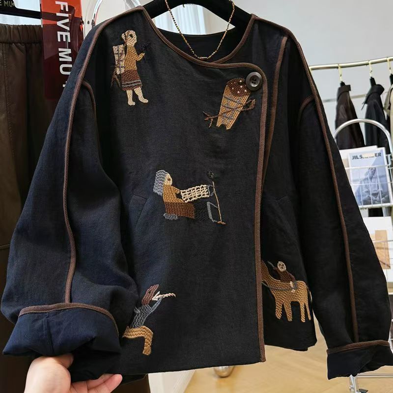Heavy Embroidery Round Neck Sh - огляд і ціна Embroidery Origin