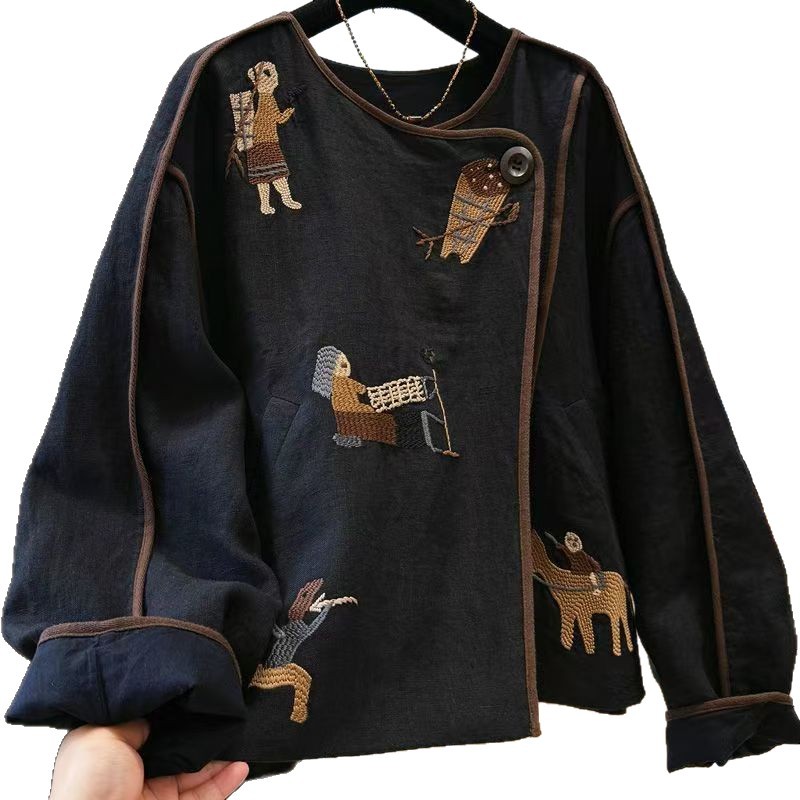 Heavy Embroidery Round Neck Sh - огляд і ціна Embroidery Origin